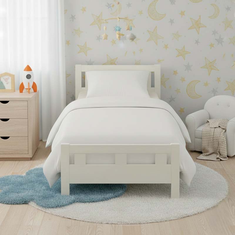 Flannelette Cotton Cot Bed Duvet Cover Set Brushed Warm Bedding Set