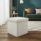 Teddy Soft Square Storage Box with Lid Elegant Organizer for Any Room