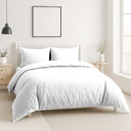 Luxury 200TC Duvet Cover And Pillowcases Set Bed Linen