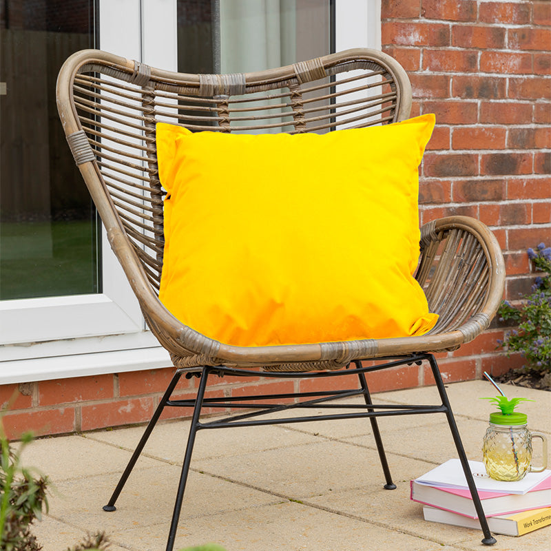 Waterproof Outdoor Garden Patio Cushion Cover And Inner Square Pack Of 2 or 4