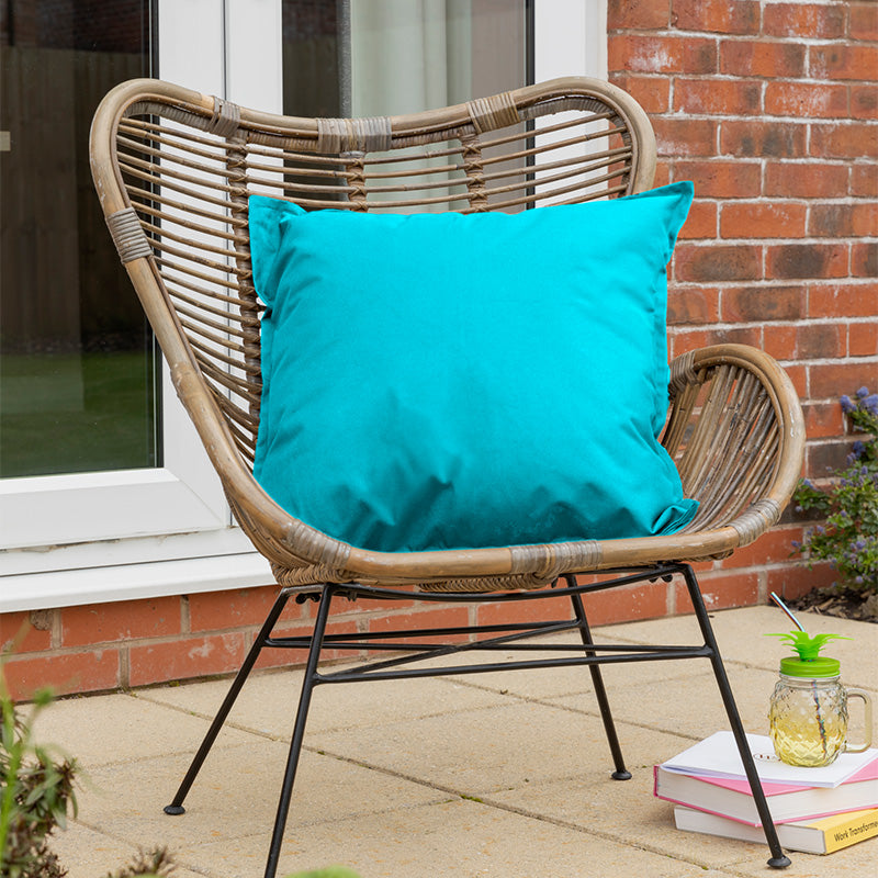 Waterproof Outdoor Garden Patio Cushion Cover And Inner Square Pack Of 2 or 4
